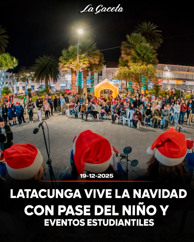 Latacunga vive la Navidad con Pase del Niño y eventos estudiantiles