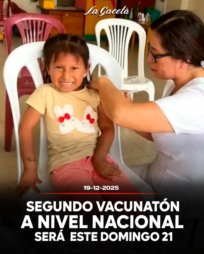 Segundo Vacunatón a nivel nacional será este domingo 21