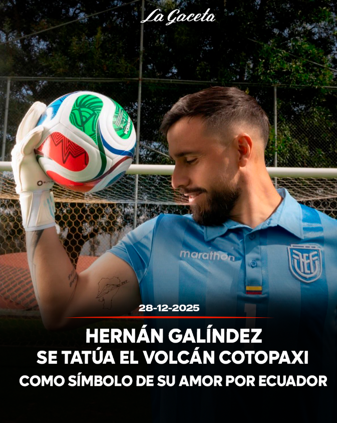 Hernán Galíndez se tatúa el volcán Cotopaxi como símbolo de su amor por Ecuador