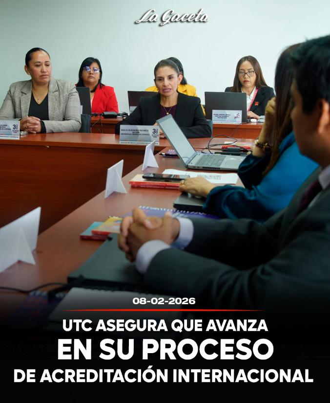 UTC asegura que avanza en su proceso de acreditación internacional 