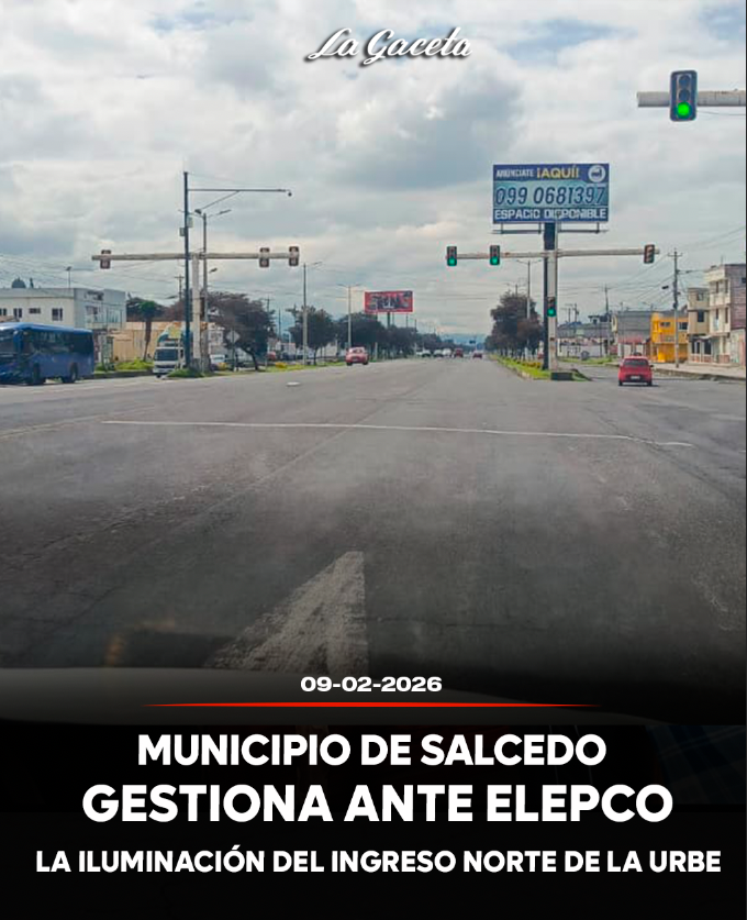 Municipio de Salcedo gestiona ante Elepco la iluminación del ingreso norte de la urbe