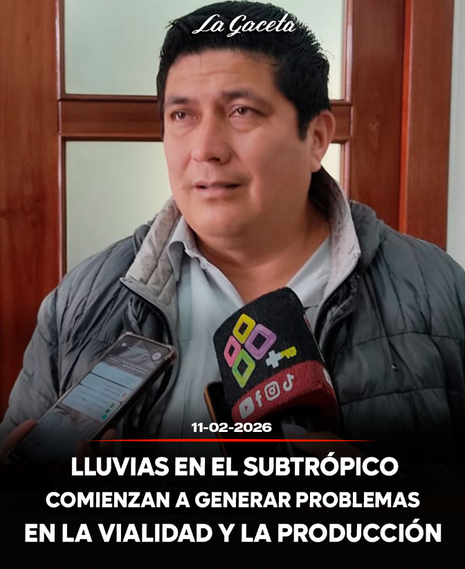 Lluvias en el subtrópico comienzan a generar problemas en la vialidad y la producción