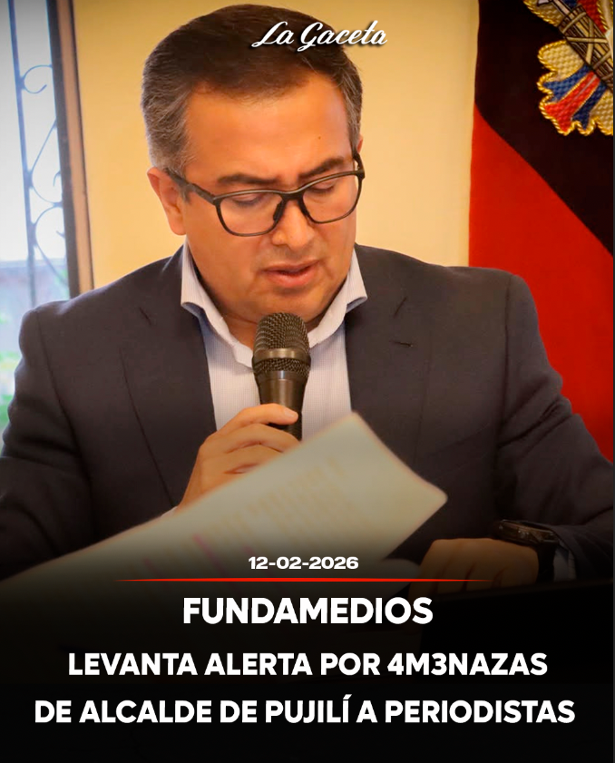 Fundamedios levanta alerta por amenazas de alcalde (s) de Pujilí a periodistas