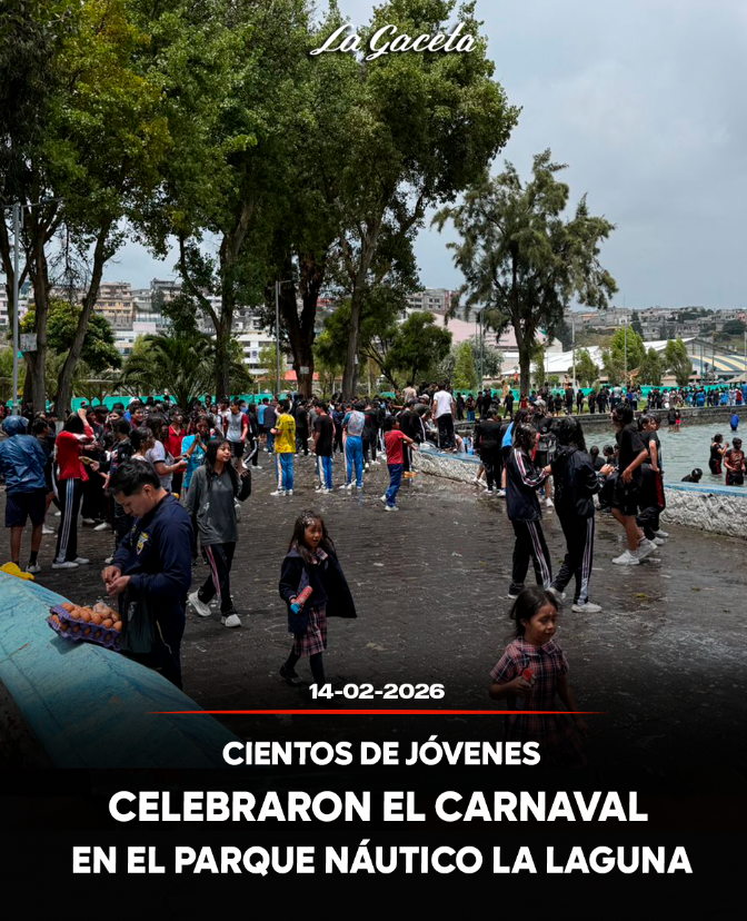 Cientos de jóvenes celebraron el Carnaval en el parque Náutico La Laguna