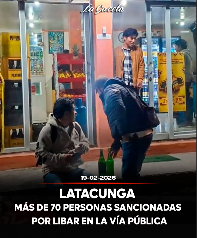 Más de 70 personas sancionadas por libar en la vía pública en Latacunga