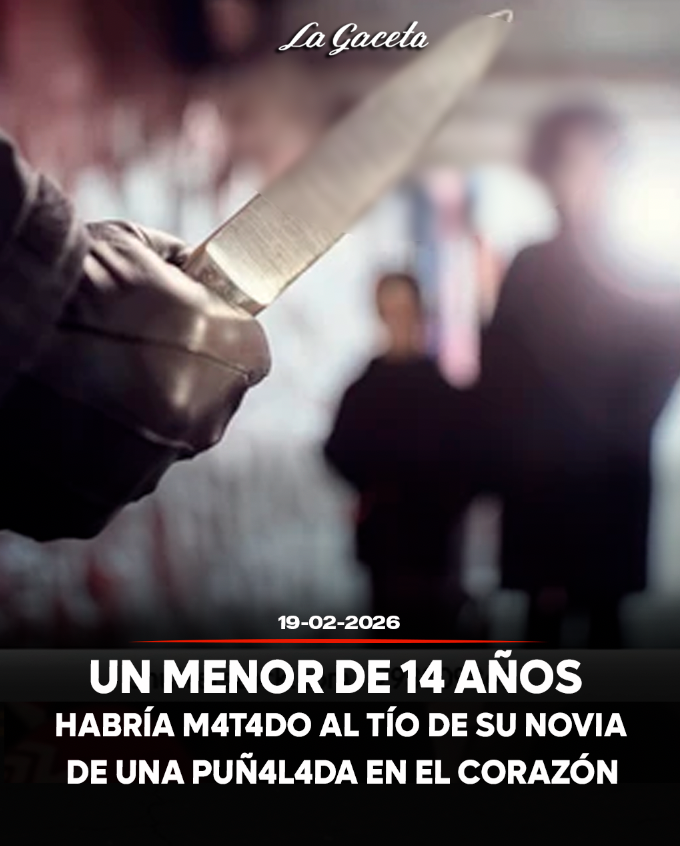 Un menor de 14 años habría matado al tío de su novia de una puñalada en el corazón