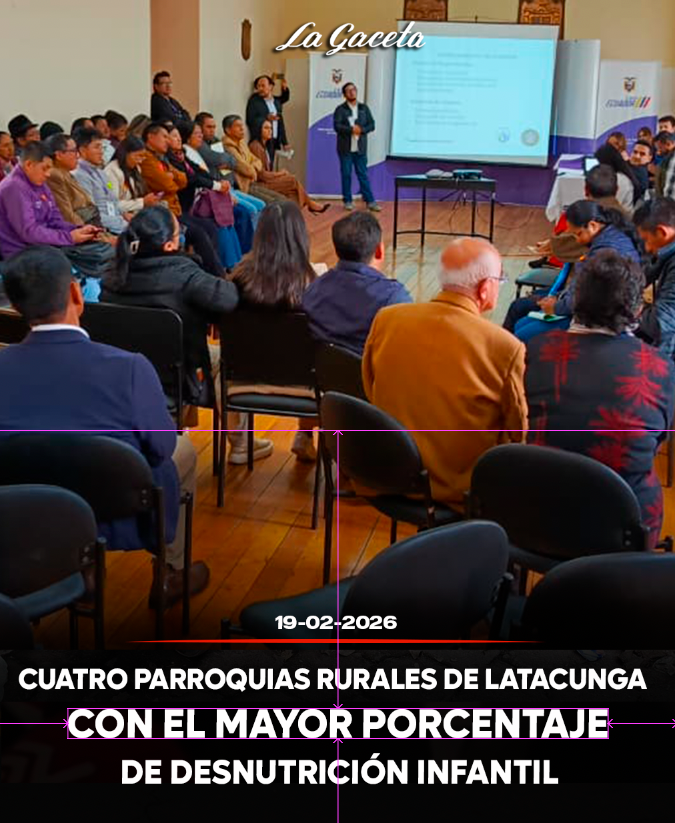 Cuatro parroquias rurales de Latacunga con el mayor porcentaje de desnutrición infantil