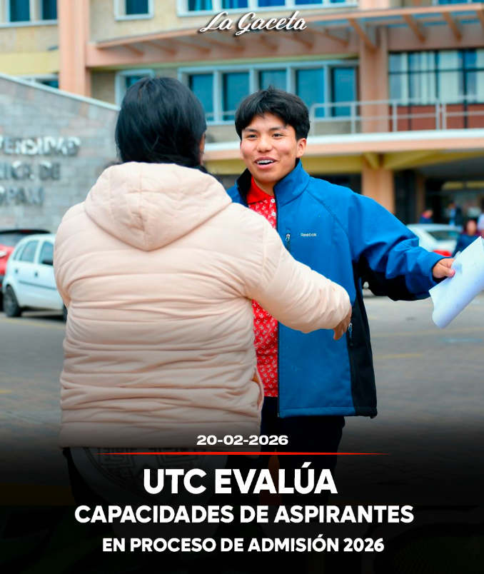 UTC evalúa capacidades de aspirantes en proceso de admisión 2026