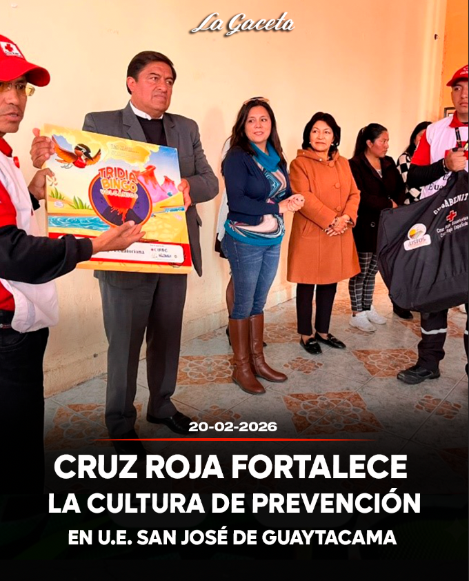 Cruz Roja fortalece la cultura de prevención en la U.E. San José de Guaytacama