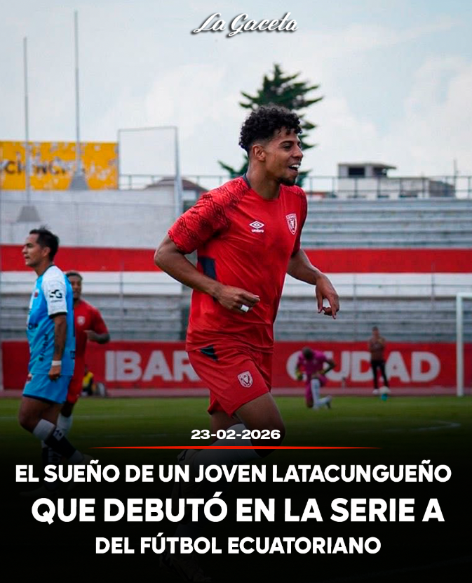 El sueño de un joven latacungueño que debutó en la Serie A del fútbol ecuatoriano