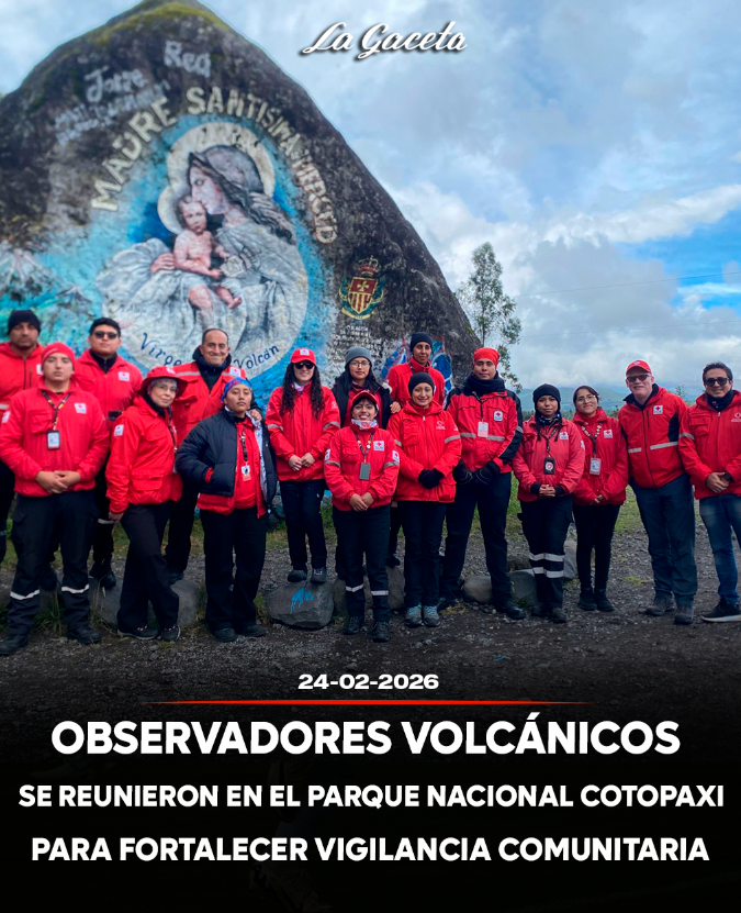 Observadores volcánicos se reunieron en el parque nacional Cotopaxi para fortalecer vigilancia comunitaria