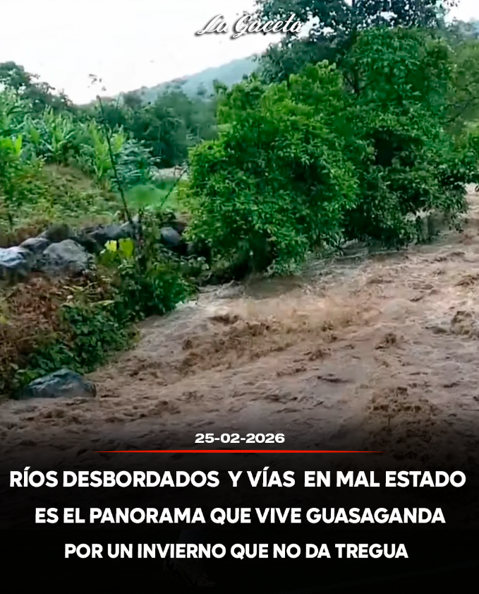 Ríos desbordados y vías en mal estado es el panorama que vive Guasaganda por un invierno que no da tregua