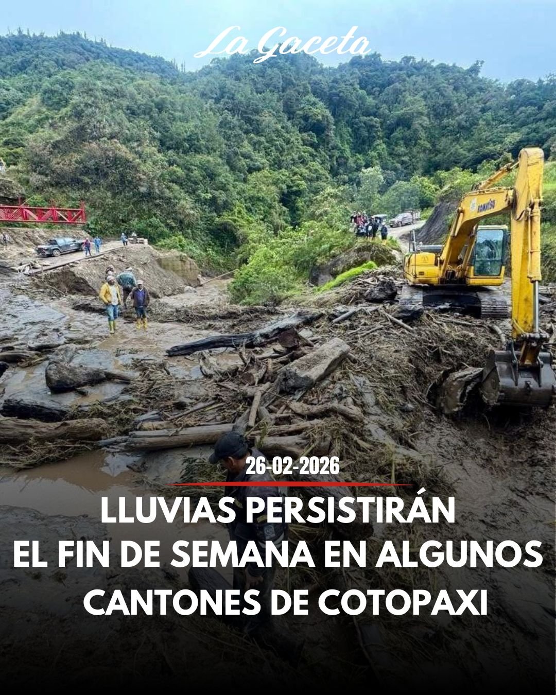 Fuerte invierno provoca afectaciones en varios cantones de Cotopaxi