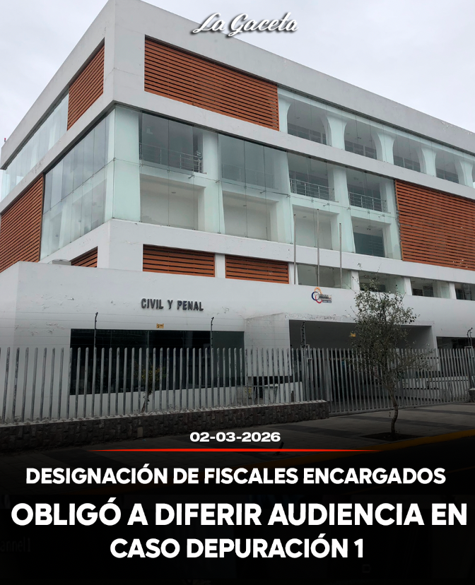 Designación de fiscales encargados obligó a diferir audiencia en caso Depuración 1