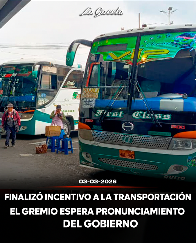 Finalizó incentivo a la transportación