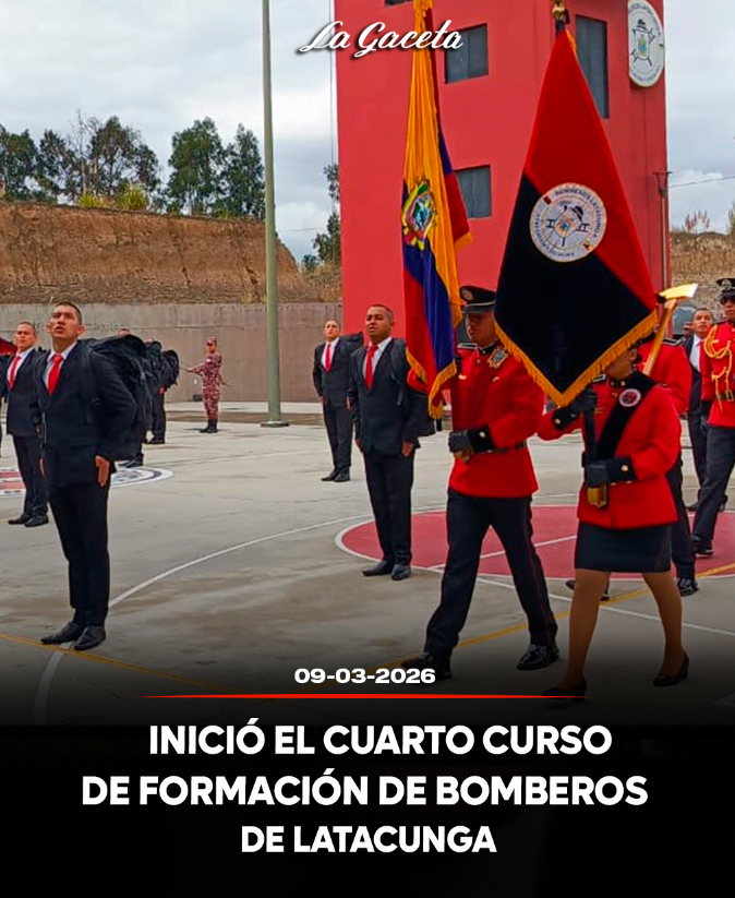 Inició el cuarto curso de formación de bomberos en Latacunga