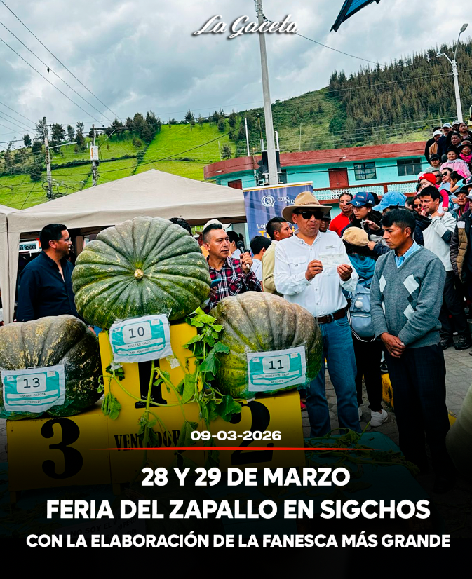 Festival del Zapallo en Sigchos con la elaboración de la fanesca más grande