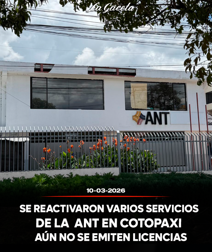 Se reactivan varios servicios de la ANT en Cotopaxi