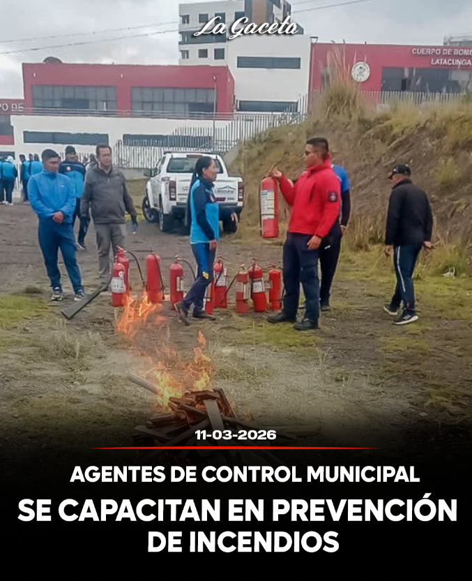 Agentes de control municipal se capacitan en prevención de incendios