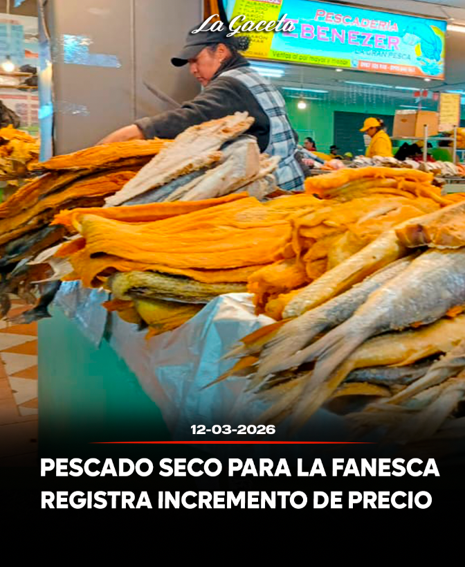 Pescado seco para la fanesca según comerciantes registra incremento de precio