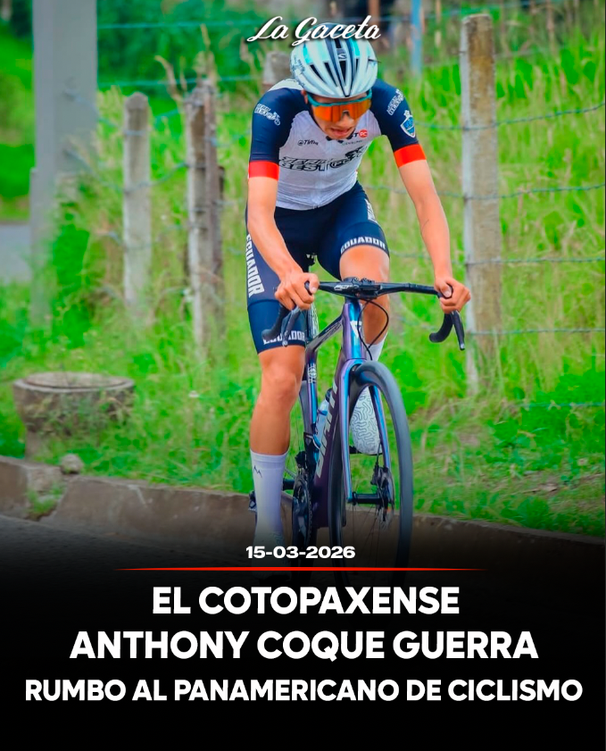 El cotopaxense Anthony Coque Guerra rumbo al Panamericano de Ciclismo de Ruta en Colombia