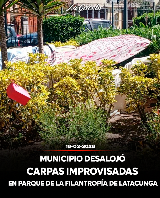 Municipio desalojó carpas improvisadas en parque La Filantropía de Latacunga