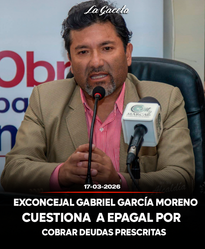 Exconcejal Gabriel García Moreno