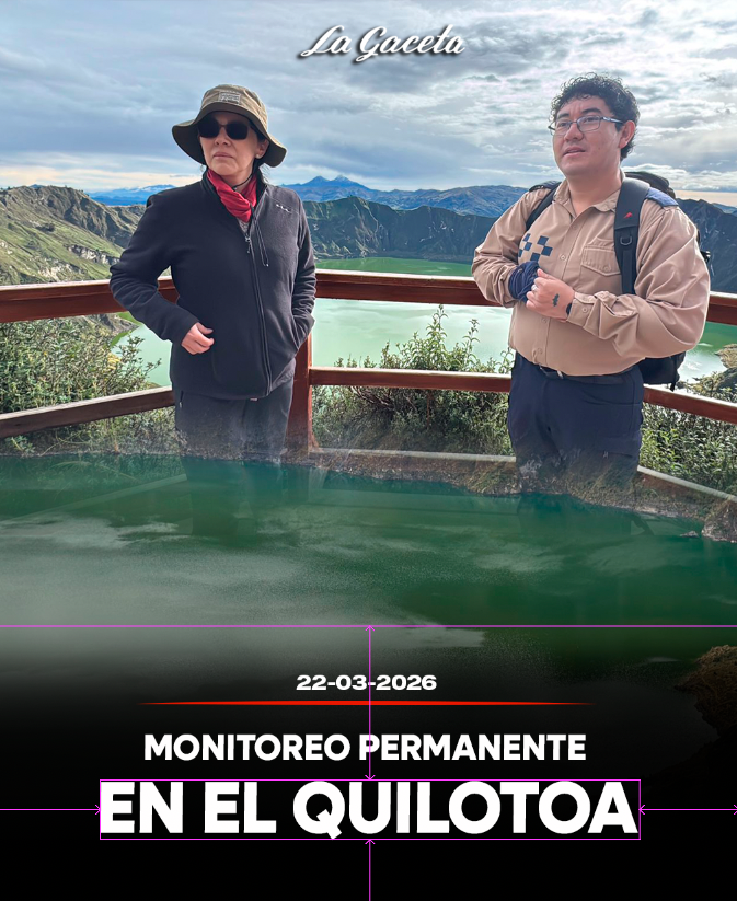 Monitoreo permanente en el Quilotoa