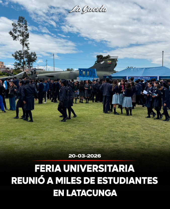 Feria universitaria reunió a miles de estudiantes en Latacunga
