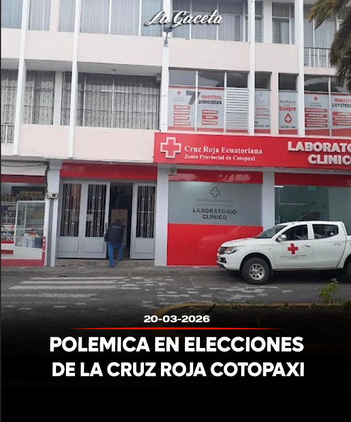 Polemica en elecciones de la Cruz Roja Cotopaxi