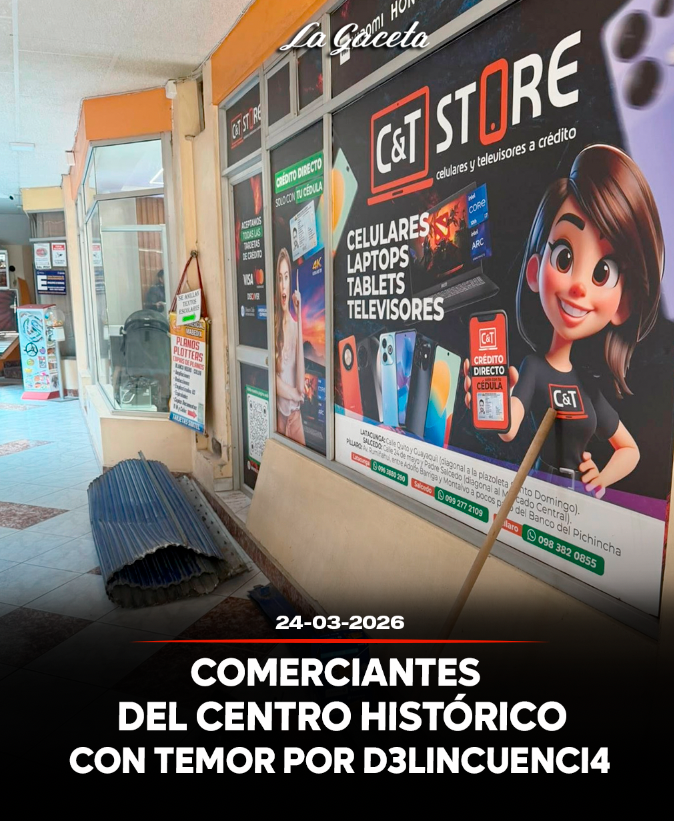 Comerciantes del centro histórico con temor por delincuencia