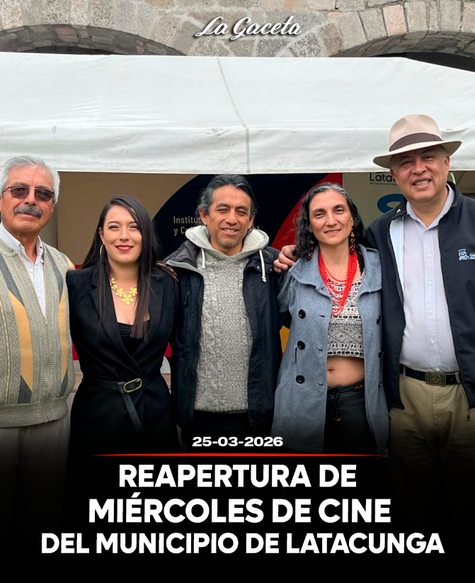 Reapertura de “Miércoles de cine” del municipio de Latacunga
