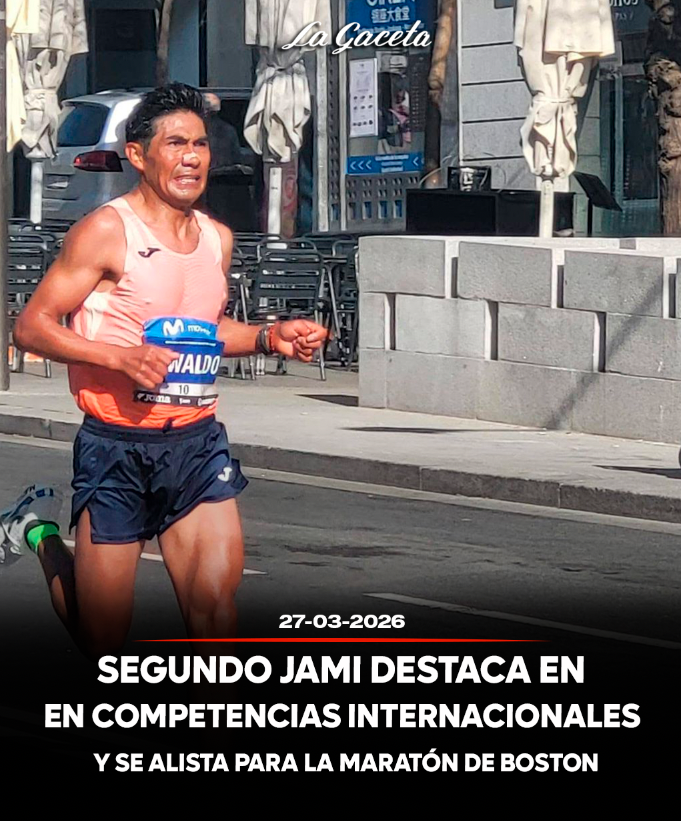 Segundo Jami destaca en competencias internacionales y se alista para la Maratón de Boston