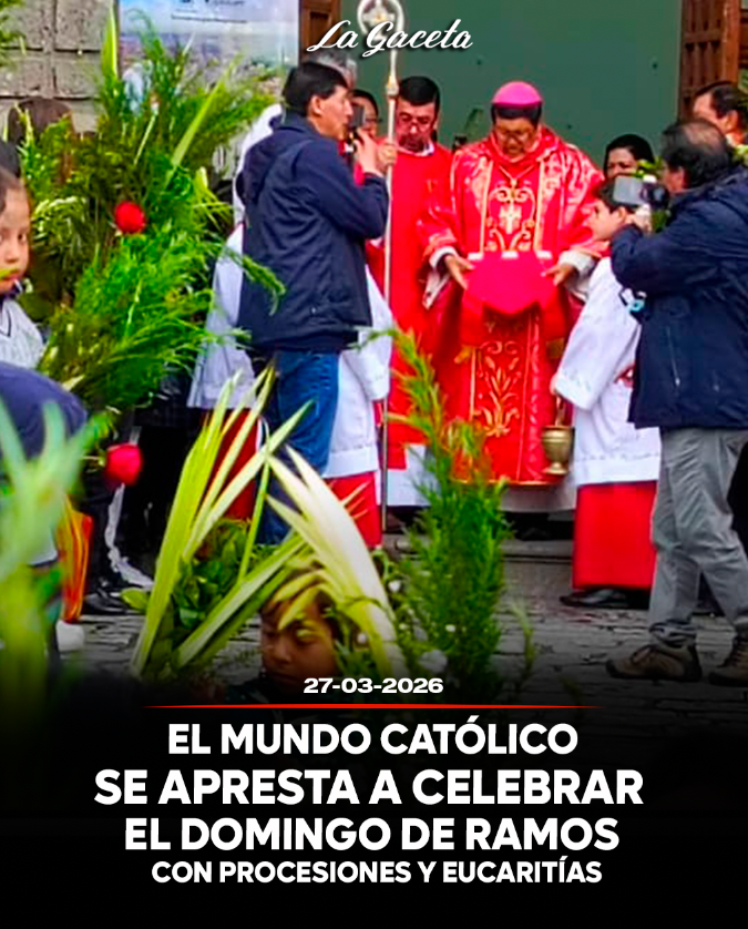 El mundo católico se apresta a celebrar el Domingo de Ramos con procesiones y eucaristías