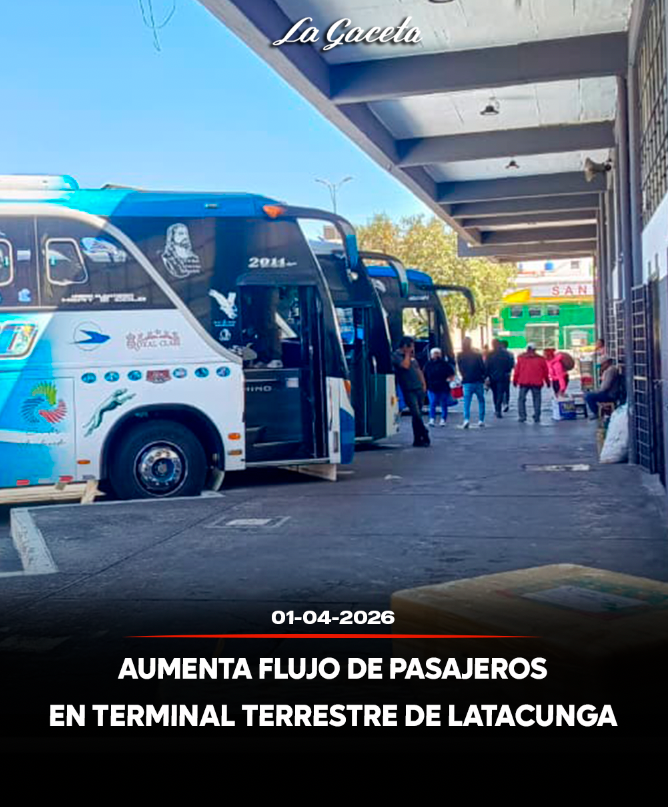 Aumenta flujo de pasajeros en la terminal terrestre de Latacunga 