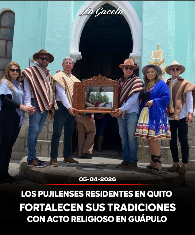Los pujilenses residentes en Quito fortalecen sus tradiciones, con acto religioso en Guápulo