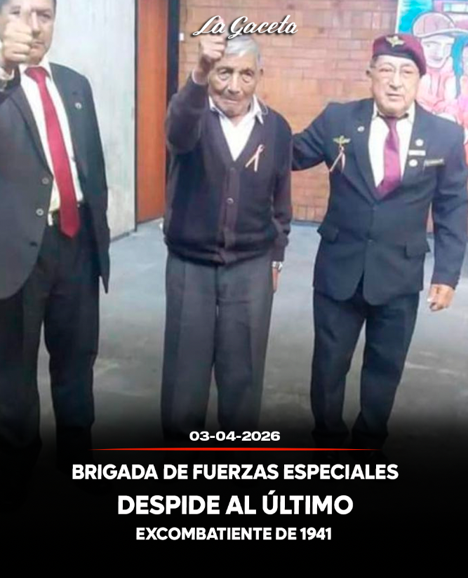 Brigada de Fuerzas Especiales despide a último excombatiente de 1941