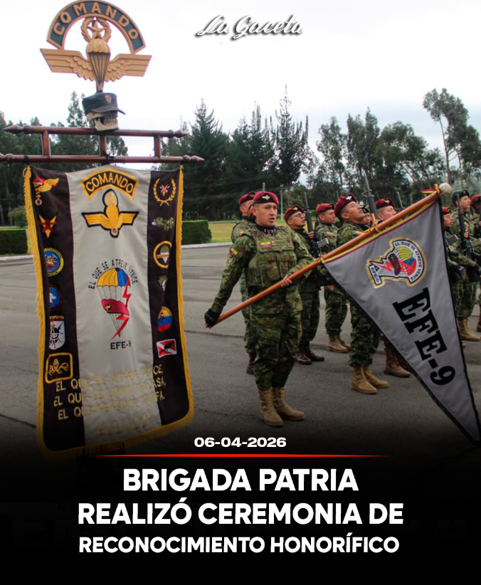 Brigada Patria realizó ceremonia de reconocimientos honoríficos