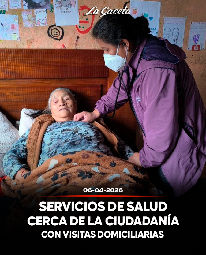 Servicios de Salud cerca de la ciudadanía con visitas domiciliarias 