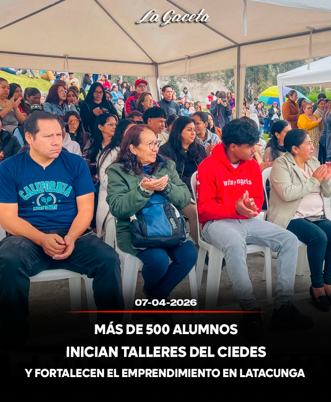 Más de 500 alumnos inician talleres del CIEDES y fortalecen el emprendimiento en Latacunga