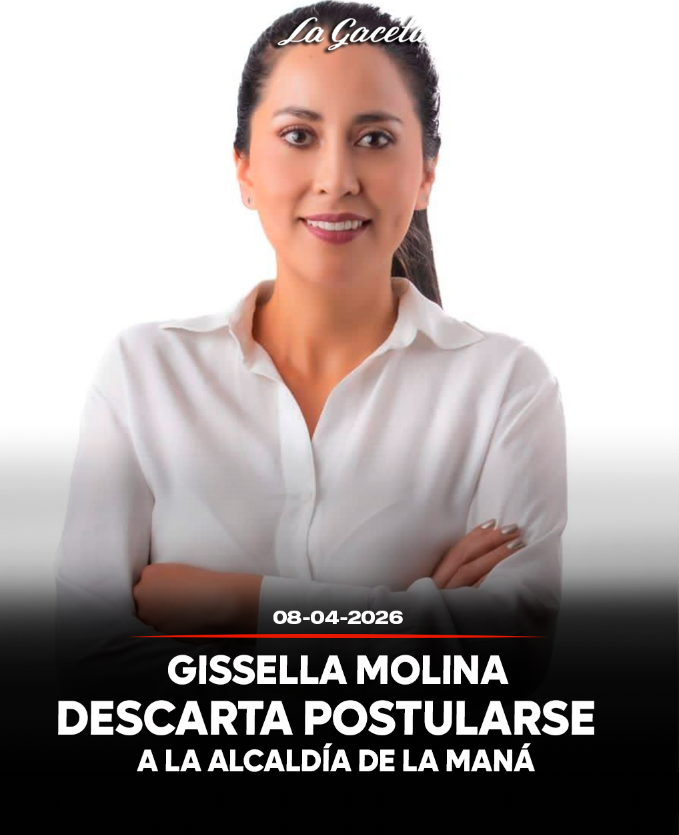Gissella Molina descarta postularse a la alcaldía de La Maná para evitar ser “perseguida”