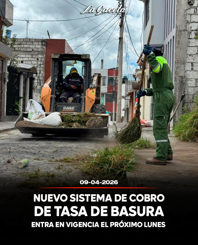 Nuevo sistema de cobro de tasa de basura entra en vigencia el próximo lunes