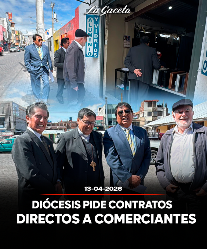 Diócesis pide contratos directos a comerciantes