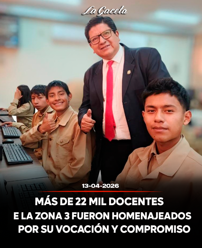 Más de 22 mil docentes de la Zona 3 fueron homenajeados por su vocación y compromiso