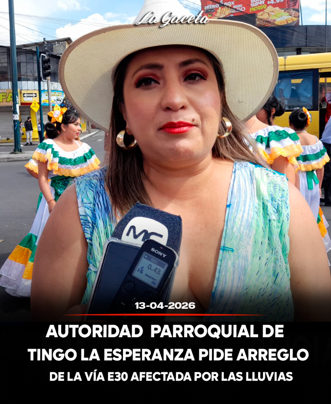 Autoridad parroquial de Tingo La Esperanza pide arreglo de la vía E30 duramente afectada por las lluvias