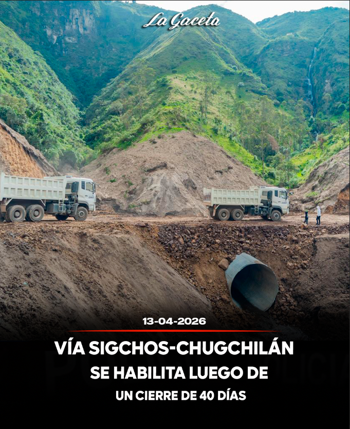 Vía Sigchos-Chugchilán se habilita luego de un cierre de 40 días