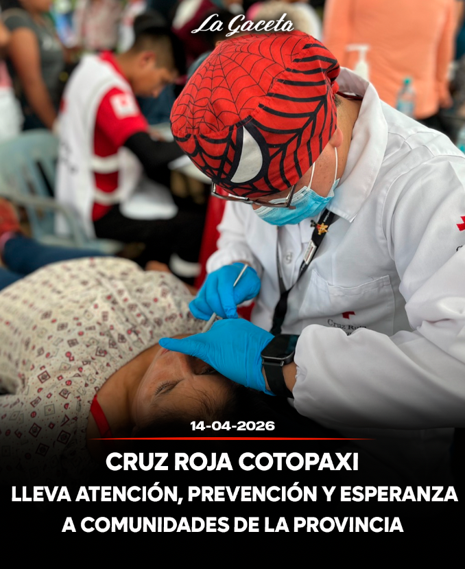 Cruz Roja Cotopaxi lleva atención, prevención y esperanza a comunidades de la provincia
