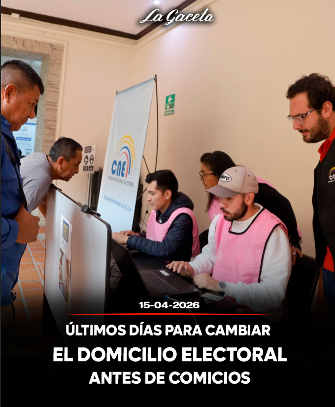 Últimos días para cambiar el domicilio electoral antes de comicios