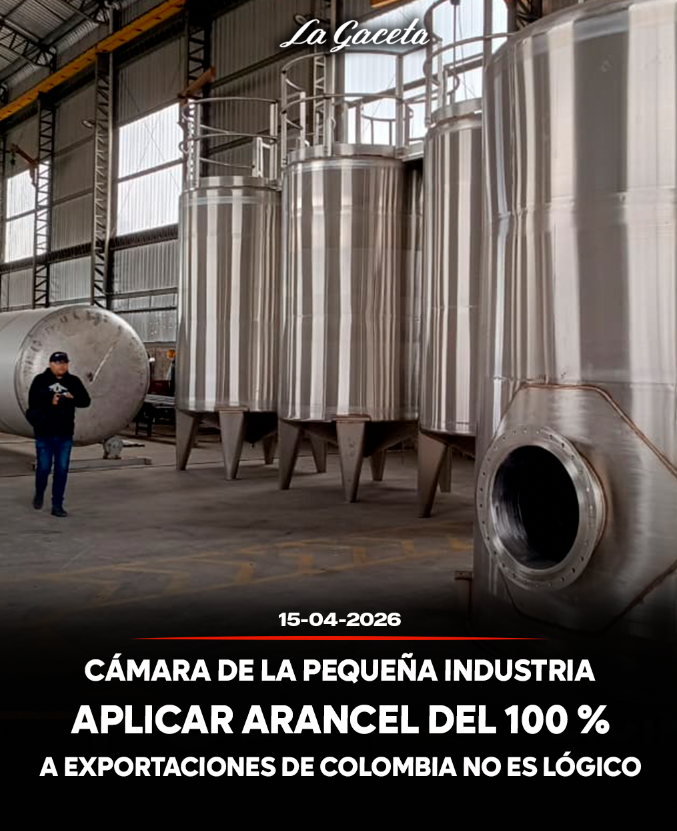 Cámara de la Pequeña Industria; aplicar un arancel del 100 % a las exportaciones es ilógico