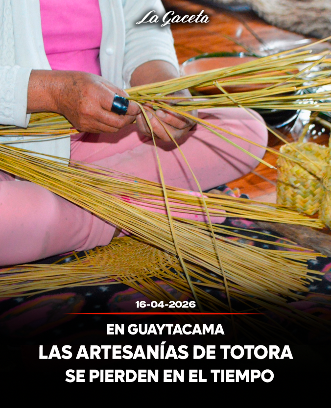 Las artesanías de totora se pierden en el tiempo